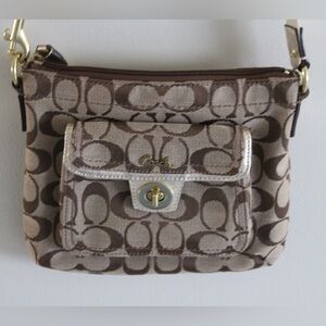 Coach Logo Brown Crossbody